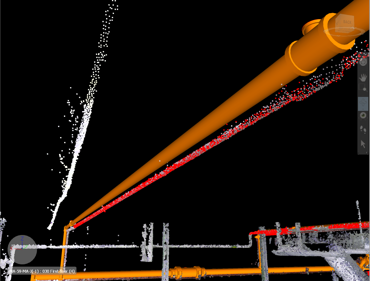 Point cloud scan simplification preview